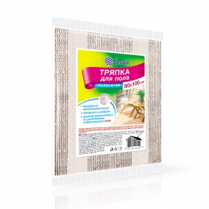 Тряпка для пола хлопок 80*100см,190гр/м2,ПОЛОСАТАЯ,990440/ INSULA