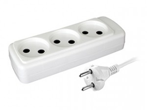 Volsten сет. удл. ШВВП 2х0.75 3 роз.  5 м 6А 1300W УХ6-103, SR 3х5