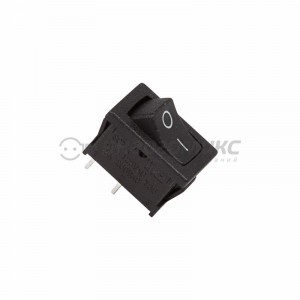 REXANT выкл. клавишный Mini 250V 6А (2с) ON-OFF черный (RWB-201, SC-768) (10!) 36-2110