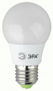 ЭРА ECO лампа св/д ЛОН Е27 6W(480lm) груша 4000K 4K матовая A55-6W-840-E27 R 102x55 50688