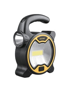 Космос фонарь ручной KOC3030LED (3xR6) 1св/д 1W+COB 3W,90lm+120lm,чёрно-жёлтый/пластик