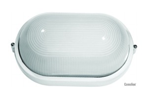 Camelion 1202S C01 св-к влагозащит. баня 130° IP54 100W E27 овал белый НБП 04-100-001 УХЛ1
