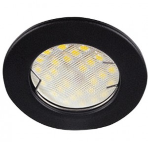 Ecola MR16 GU5.3 DL90 св-к плоский Черный матовый 30x80 Light FU1611EFY