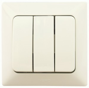 NE-AD ARAS выкл. СУ 3 кл. крем. 93-111-33