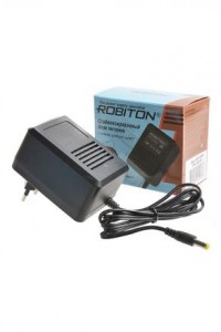 Сет. адаптер/блок пит. Robiton AB12-500S стаб.ир. 12V 500mA 5,5х2,1/12, 1,1м,д/муз.об-я (+) поляр. 1