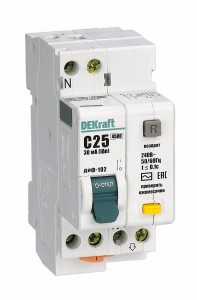 Schneider DEKraft авт. выкл. диф. тока ДИФ-102 1P+N 32А/30мА эл. УЗО тип AC 4,5кА 16006 (6!)