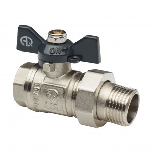 AQUALINK Кран шар. для воды 1/2" со сгоном, (вн-нар) бабочка, 1167
