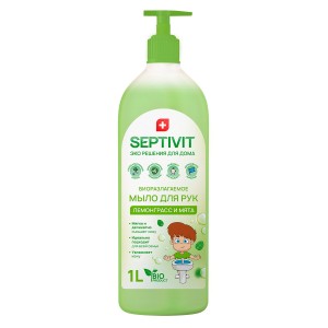 Мыло жидкое Лемонграсс и Мята 1л SEPTIVIT 183