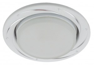 ЭРА св-к под лампу Gx53,220V, 13W, серебро/белый KL 77 AL/WH/1 (аналог 695999) 3824