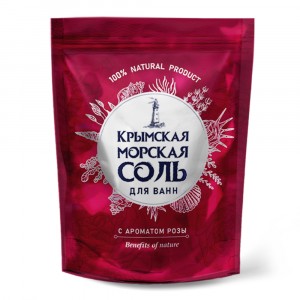 Крымская морская соль для ванн 1100гр Роза Greenfeild, КС-99