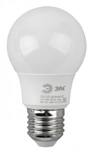 ЭРА ECO ЛОН A55 E27 8W(640lm) 4000K 4K 60x112 A55-8W-840-E27