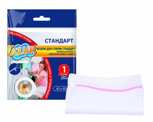 Мешок для стирки белья из нежных тканей Стандарт 40*60см, 912430 AZUR
