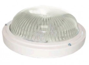 Ecola ДПП 03-18-003 св-к Круг прозр. белый 3*GX53 IP65 280х280х90 Light TR53T3ECR