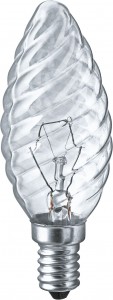 Navigator TC E14 40W свеча витая прозрачная NI-TC-40-230-E14-CL (10!) 94332