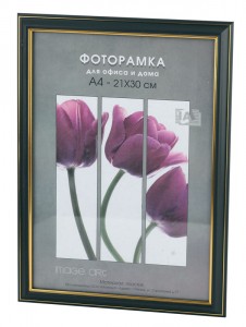 Фоторамка Interior Office пластик 289/209 15х21 черный 2275