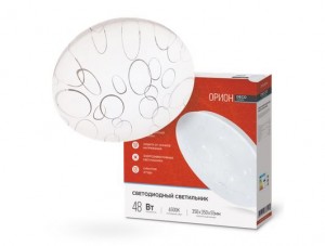 ASD/inHome св-к св/д декоративный 48W(3120lm) 6500К 6K 350x55 IP40 DECO ОРИОН 8629