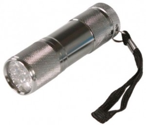 Ultraflash фонарь ручной UF9LED (3xR03) 9св/д (20lm), метал./алюминий