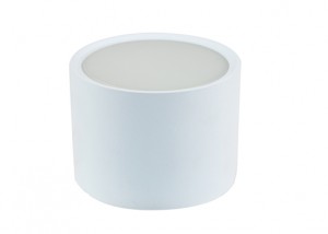 Ecola GX53 H4 5394 св-к накладной СПОТ без обода Белый матовый 82x60 SS53H4ECB (10!)