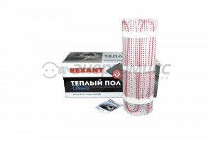 REXANT Classic Теплый пол (нагрев. мат) S=10,0 м2 0,5х20м 1500Вт 2-х жил. экр. RNX-10,0-150051-0519-