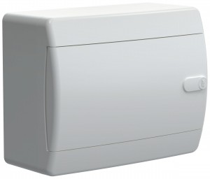 IEK UNION Compact бокс (корпус) пластик. ЩРН-П- 8 мод. навесной, белая дверь IP41