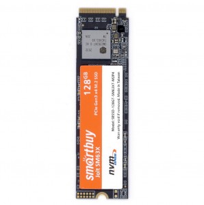 Накопитель M.2 2280 SSD Smartbuy Jolt SM63X 128GB TLC NVMe PCIe3
