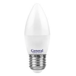 General свеча C37 E27 10W 2700K 2K 35х105 пластик/алюм GLDEN-CF-10-230-E27-2700, 683000