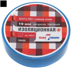 Изолента 15/20 Klebebander черная