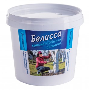 Краска садовая Белисса ведро 1кг. Ваше Хозяйство