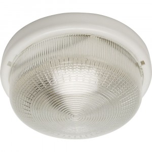 Feron св-к ЖКХ Е27 100W круг IP44 бел. 240x240x95 НБО 05-100-001 41403