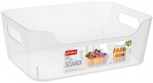 Корзинка Scandi 3,1л (24*17*9см), бесцветный 433237001 Phibo/бытпласт