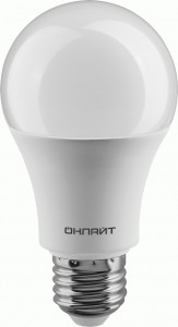 ОНЛАЙТ лампа св/д ЛОН A60 E27 17W(1550lm) 6500K 6K 6K OLL-A60-17-230-6.5K-E27(PRO90-240В) 90404