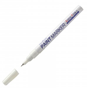 MunHwa Маркер-краска "Extra Fine Paint Marker" EFPM-05 белый,1мм,нитро-основа, отгр.кр.12шт,шк713183