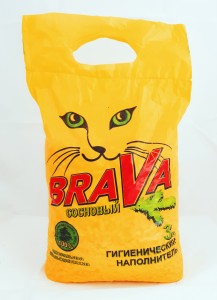 Наполнитель для кош.туалета БРАВА сосновый-эко (6-10мм) 3л 46901 7401
