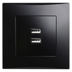 Smartbuy Вега роз. СУ USB 2,1A черная (SBE-08b-16-S1-USB)