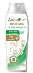 Шампунь от клещей/блох для собак и щенков Энимал Плэй (Animal Play) 250мл AP05-00890