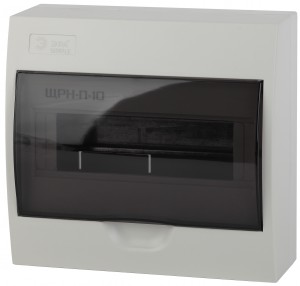 ЭРА SIMPLE бокс (корпус) пластик ЩРН-П-10 модул. навесной (без компл.) белый 4053