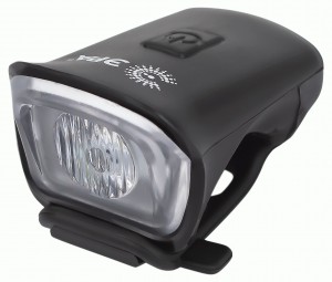 ЭРА фонарь (фара) велосипед. 6W 100lm аккум. силик.чехол micro USB черный IP40 VA-701 7742