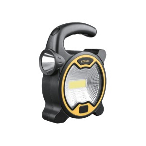 Космос фонарь ручной KOC3030LED (3xR6) 1св/д 1W+COB 3W,90lm+120lm,чёрно-жёлтый/пластик (10 шт.)