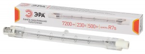 ЭРА лампа прожекторн. галогенная J118 R7s 230V 500W 17х125 J118-500W-R7s-230V 3123