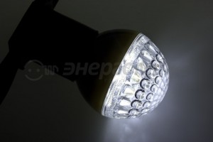 Лампа св/д Neon Night шар G50 E27 1W 9LED белая прозр. (д/гирлянды "Белт Лайт") 405-215