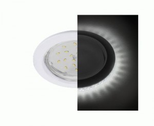 Ecola GX53 H4 5300 св-к Круг подсветка 4K Белый 48x106 SW53LDEFB
