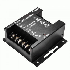 APEYRON Усилитель RGB 12V 288W 3 канала x 8А 73x80x33 04-04(288)