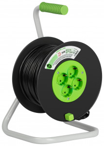 ЭРА Greenline Силовой удлинитель на пласт. катушке ПВС 3х1 4роз. 40м KAT-3x1-40m 65116