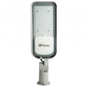 Feron св-к св/д ул.консол.ДКУ 148LED 80W(9600lm)6400K 6K 567х179х105 IP65(3г)гиб.нога SP3060 48686
