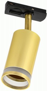 IEK св-к 4116 на 1-фаз. шинопровод поворот под лампу GU10 золото 50x55x100 LT-USB0-4116-GU10-1-K22