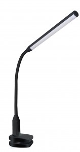 Camelion KD-793 C02 св-к св/д настольный струбцина 6W(380lm) 4000K,сенсор 4 реж., 500x250, черный