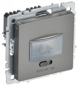 IEK BRITE Датчик движения ДС10-1-БрС сталь, max 500Вт, 160гр, 6М, IP20 BR-MS10-N-150-05-K46