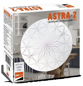 Jazzway св-к св/д декоративный 12W(920Lm) 4000K 4K PPB ASTRA-2 IP20 215x50 .5026988