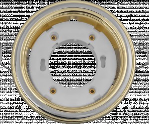 Navigator св-к встр GX53 2 кольца 106(90)x38 золото-xром NGX-R10-002-GX53 93066