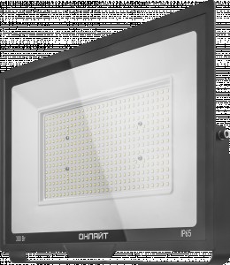 Онлайт прожектор св/д 300W (26500lm) 6500K 6.5K IP65 488x355x40 черн OFL-04-01 90481